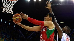 México logró primer victoria en el campeonato mundial de basquetbol, España 2014.