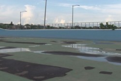 El velódromo del parque EME, sin seguridad y "abandonado".