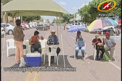 Iniciaron huelga de hambre pensionados de Guaymas y Empalme.