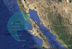 Baja a verde la alerta por Norbert en el sur del estado.