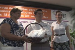 Entregan semillas para huertos orgánicos familiares y árboles frutales
