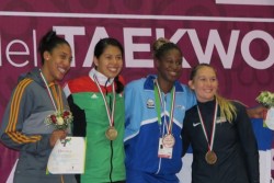 Briseida Acosta, destacó con la selección mexicana de Tae Kwon Do.