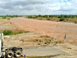 Se inunda zona rural de Hermosillo