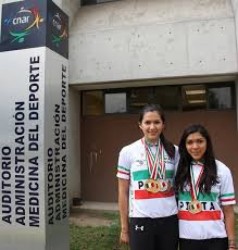 Yarely Salazar y Karen Flores, este sábado compiten en mundial junior de ruta.