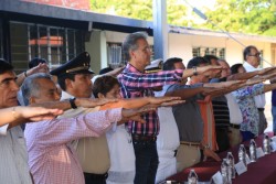 Se realiza Lunes Cívico en la primaria Aguilar Barraza