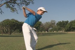 Santiago del Águila ganó su categoría 8-9 años, en segunda etapa del torneo de golf infantil y juvenil.