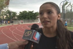 Iza Daniela Flores, logró dos primeros lugares en evento de fogueo.