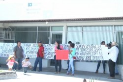 Ejidatarios de Isla del Bosque, Escuinapa protestan en la Procuraduría Agraria