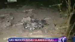 4 nuevas fosas clandestinas de Iguala