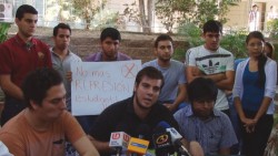 Recibe amenazas estudiante de la UAS por participar en marchas.