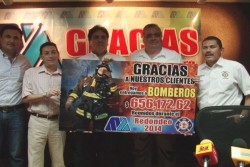 Bomberos Amigos I.A.P recibe donativo de Almacenes Zaragoza