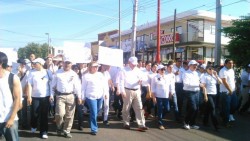 Marcha la U.A.S por normalistas de Ayotzinapa