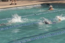 70 tritones con marca en la olimpiada municipal