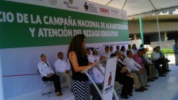 Inicia campaña contra rezago educativo