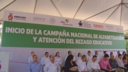 Sinaloa se suma a campaña nacional de alfabetización.