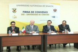 Firma UAS convenio con la Universidad de Córdoba