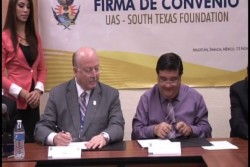 Firma UAS convenio con Universidad del Sur de Texas