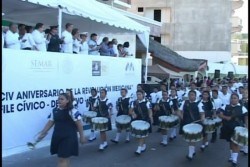 Animado desfile por el 104 Aniversario de la Revolución Mexicana