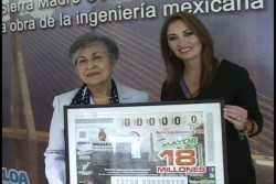 Cachito de loteria lleva la imágen del puente Baluarte
