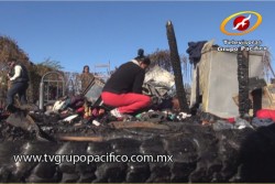 Comienza reconstrucción de viviendas incendiadas en Pueblo Yaqui