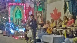 Comunidad extranjera de la Pedregoso festeja a la Virgen de Guadalupe