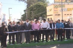 Inauguran remodelación de calle Escobedo.