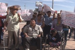 Llegan al Congreso Discapacitados de Navolato