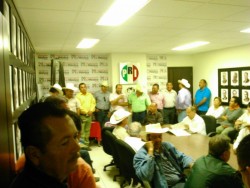 Políticos del Valle de San Lorenzo piden perdón al PRI