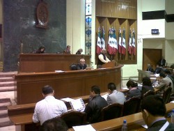 En receso sesión del congreso, mañana continuarán discusión de presupuesto.