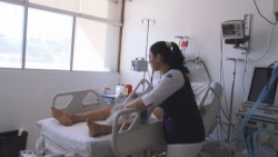 Daniela Meza, tiene bien definida su  vocación de enfermera
