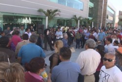 Se manifiestan integrantes de la CNTE en la SEPyC