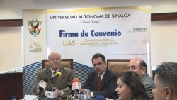 Firman convenio de colaboración CONAFE y la U.A.S