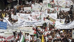 Jordanos marchan contra el EI