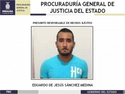 Detiene la PGJE a sujeto acusado de asesinar a su madre en culiacán