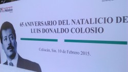 Recuerdan a Luis Donaldo Colosio