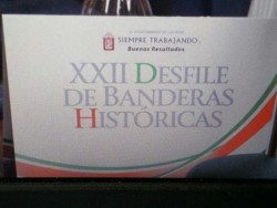 Desfile de banderas este 24 de febrero