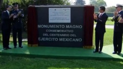 Inaugura EPN monumento por Centenario del Ejército