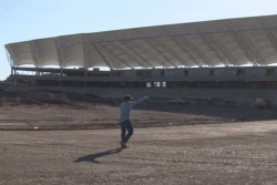 Cumple un mes construcción del estadio de béisbol