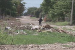 Falta limpieza en la calle-arroyo Rafael R. Martínez