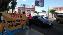 Realiza PRD jornada de rechazo por la  privatización del agua