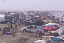 Alerta Protección Civil de Culiacán sobre zonas de alto riesgo en la playa de Ponce.