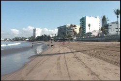 Autoridades Municipales realizan recorrido por zona turística y de playa previo a Semana Santa.