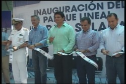 Inauguran parque lineal "Pata Salada" en Mazatlán.