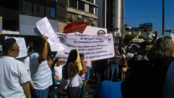 Desfile por el 1 de mayo, día del trabajo