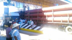 Productores inconformes con el precio del maiz, vuelven a tomar caseta de Peaje