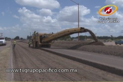 Empezaron los trabajos para la pavimentación de carretera Internacional