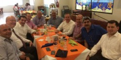 Fue solo encuentro entre amigos aseguran.