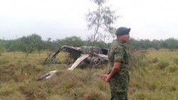 Se desploma avioneta en campo militar de NL