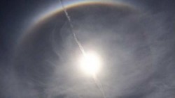 Halo solar en Veracruz