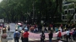 CNTE marcha en la Ciudad de México